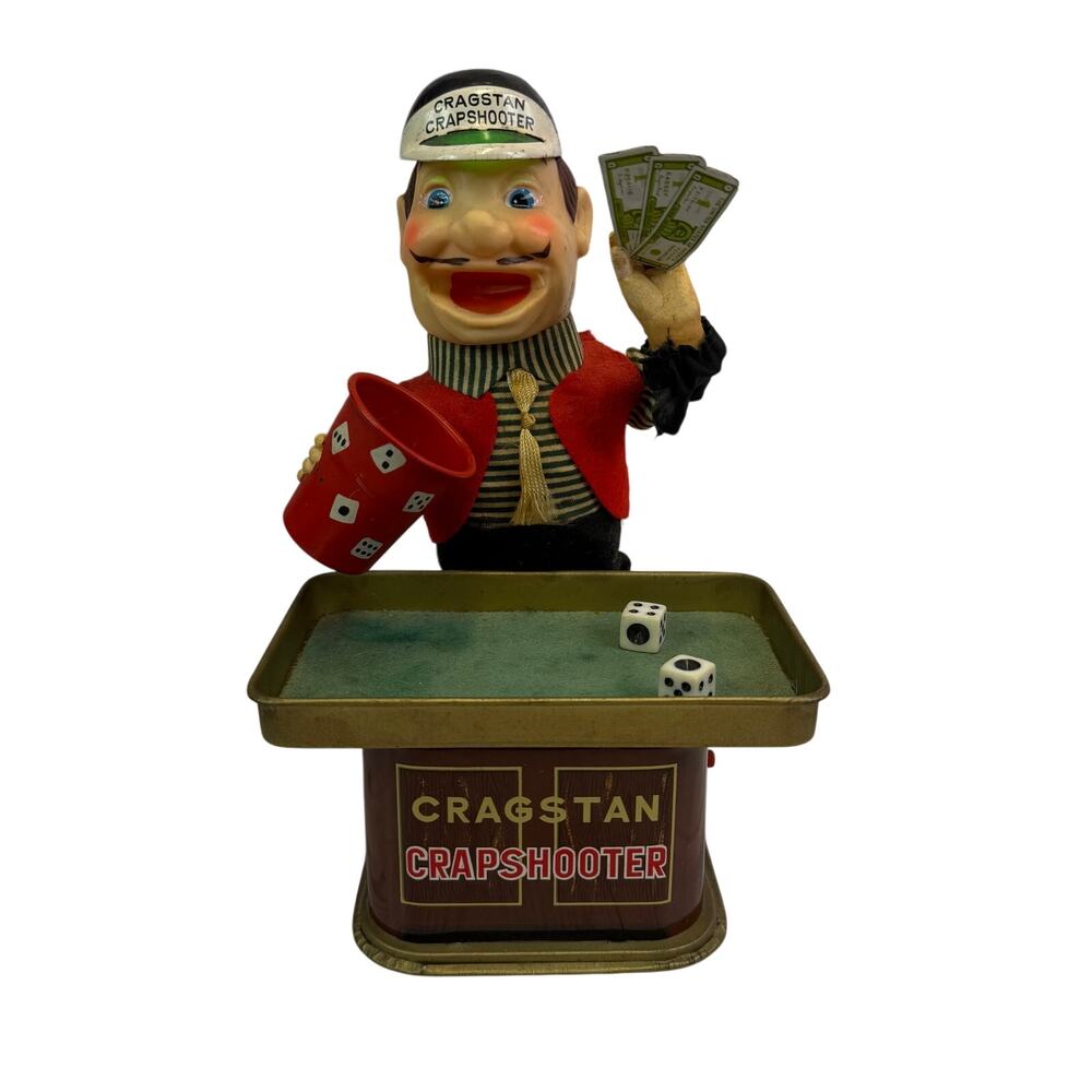 Vintage CRAGSTAN CRAPSHOOTER - BATTERY-OP -JAPAN - Not Working